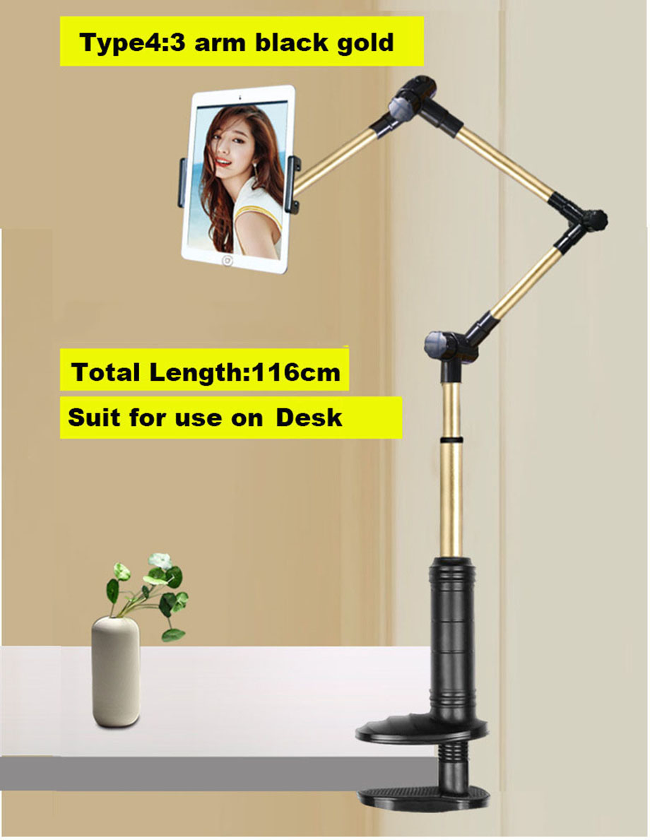 Support de téléphone de chevet paresseux Support de tablette universel pour bureau et lit