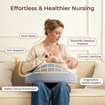 Coussin d'allaitement en mousse à mémoire de forme pour bébé